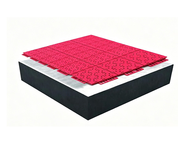 18 grid suspended assembled flooring